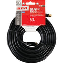 RCA 50 Ft. Black Digital RG6 Coaxial Cable