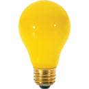 Satco 60W Yellow Medium A19 Incandescent Bug Light Bulb (2-Pack)