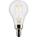 Satco 40W Equivalent Warm White A15 Candelabra Dimmable Traditional LED Light Bulb (2-Pack)