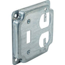 Southwire Toggle Switch/Duplex Outlet 4 In. x 4 In. Square Device Cover