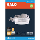 Halo Gray Dusk To Dawn LED Outdoor Area Light Fixture, 7000 Lm.
