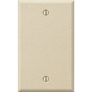 Amerelle 1-Gang Standard Stamped Steel Blank Wall Plate, Ivory Wrinkle