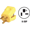 Leviton 20A 250V 3-Wire 2-Pole Python Cord Plug