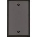 Leviton 1-Gang Standard Thermoset Blank Wall Plate, Brown