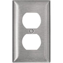Leviton C-Series 1-Gang Stainless Steel Outlet Wall Plate