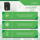 Square D Homeline 60A Double-Pole Standard Trip Circuit Breaker