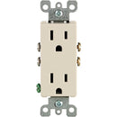 Leviton Decora 15A Light Almond Residential Grade 5-15R Duplex Outlet