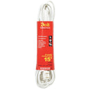 Do it 15 Ft. 16/2 White Extension Cord with Switch