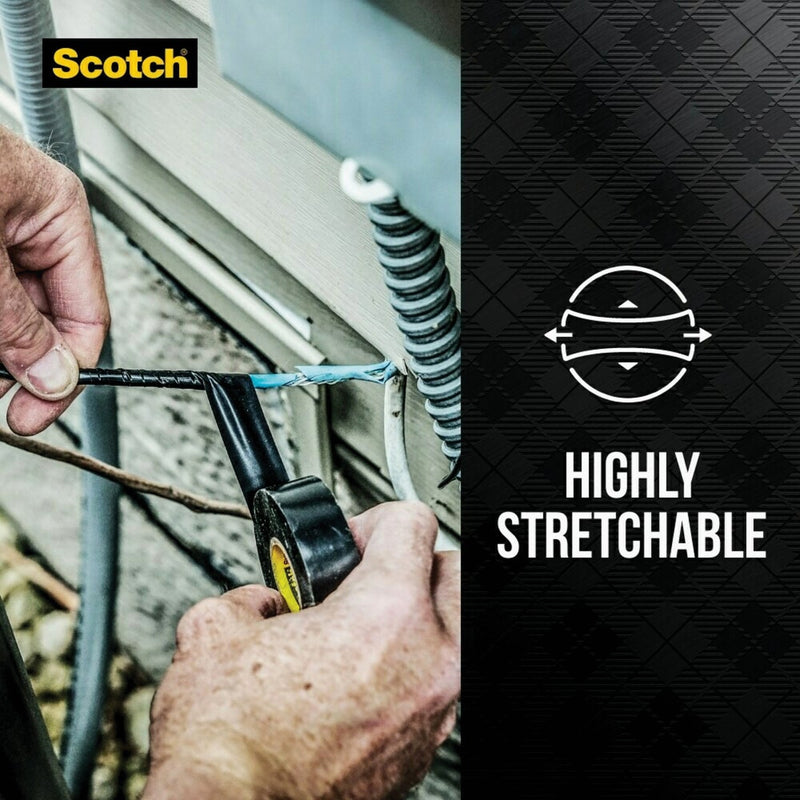 Scotch Super 33+ 3/4 In. x 12.5 Yd. Vinyl Electrical Tape with Dispenser