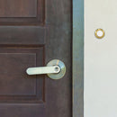 Heath Zenith Wired Gold Round LED Lighted Doorbell Push-Button