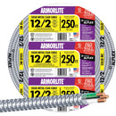Southwire 250 Ft. 12/2 MC Armored Cable Electrical Wire