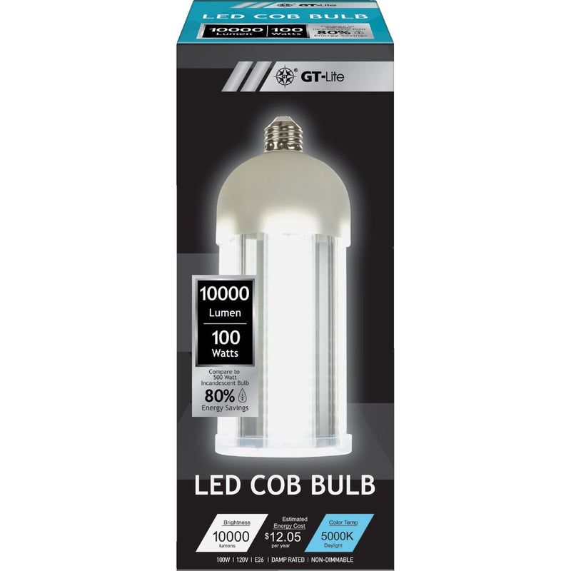 GT-Lite 500W Equivalent Corn Cob Medium Base Color Temperature Changing LED High-Intensity Replacement Light Bulb