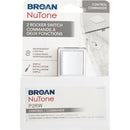 Broan 2-Function 15A 120V White Rocker Switch for Bathroom Exhaust Fan