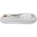 Do it Best 15 Ft. 16/2 White Cube Tap Extension Cord