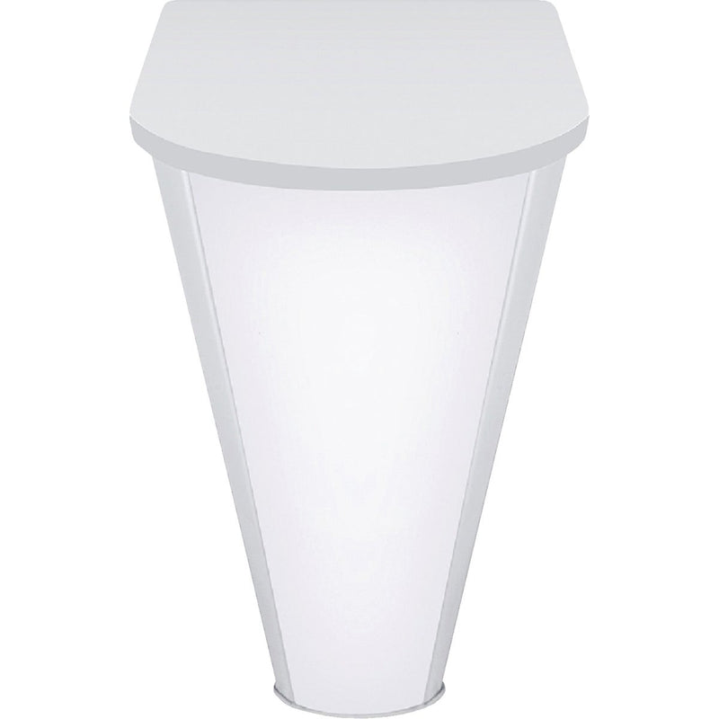 Metalux 4 Ft. Low Profile LED Wraparound Ceiling Light with Selectable Lumens & CCT