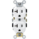 Leviton 20A White Heavy-Duty 5-20R Duplex Outlet