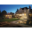 Halo Black Motion Sensing Dusk To Dawn Incandescent Floodlight Fixture