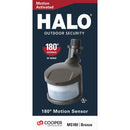 Halo 180 Deg. 70 Ft. Range Bronze Incandescent Lamp Motion Sensor