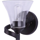 Home Impressions 1-Bulb Oil Rubbed Bronze Vanity Light Fixture with Easy Connect