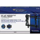 Blue Jet Black 23 In. to 43 In. Medium Tiltable TV Wall Mount