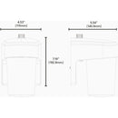 Halo White Dusk To Dawn LED Patio Light Fixture