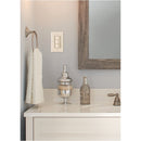 Broan 3-Function 15A 120V White Rocker Switch for Bathroom Exhaust Fan