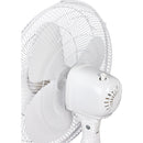 Best Comfort 16 In. 3-Speed Extends to 49 In. H. White Oscillating Pedestal Fan