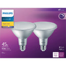 Philips 45W Equivalent Bright White PAR38 Medium Dimmable LED Floodlight Light Bulb (2-Pack)