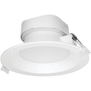 Satco 5 In./6 In. Direct Wired IC Rated White 3000K LED Recessed Light Kit