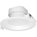 Satco 5 In./6 In. Direct Wired IC Rated White 4000K LED Recessed Light Kit