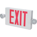 Sure-Lites LED Red Lettering Polycarbonate LED Emergency Light & Exit Sign
