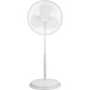 Denali Aire 16 In. 3-Speed White Oscillating Pedestal Fan