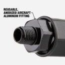 Flexzilla Pro 1/2 In. Barb 3/8 In. MNPT Reusable Air Hose End
