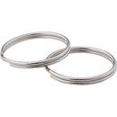 Lucky Line Tempered Steel Nickel-Plated 1-3/8 In. Key Ring (100-Pack)
