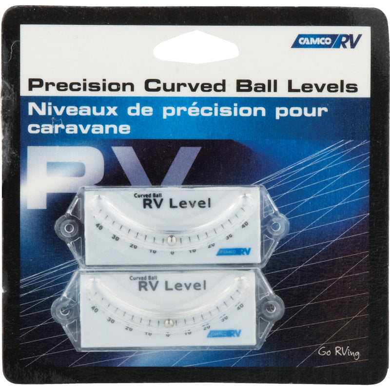 Camco RV Curved Ball RV Level, (2-Pack)
