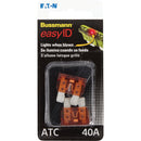 Bussmann 40-Amp 32-Volt ATC Blade easyID Automotive Fuse (2-Pack)