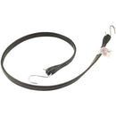 Erickson 5/8 In. x 44 In. Hook-to-Hook Rubber Industrial EDPM Tarp Strap, Black