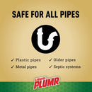 Liquid Plumr Hair Clog Eliminator 16 Oz. Gel Drain Opener & Cleaner