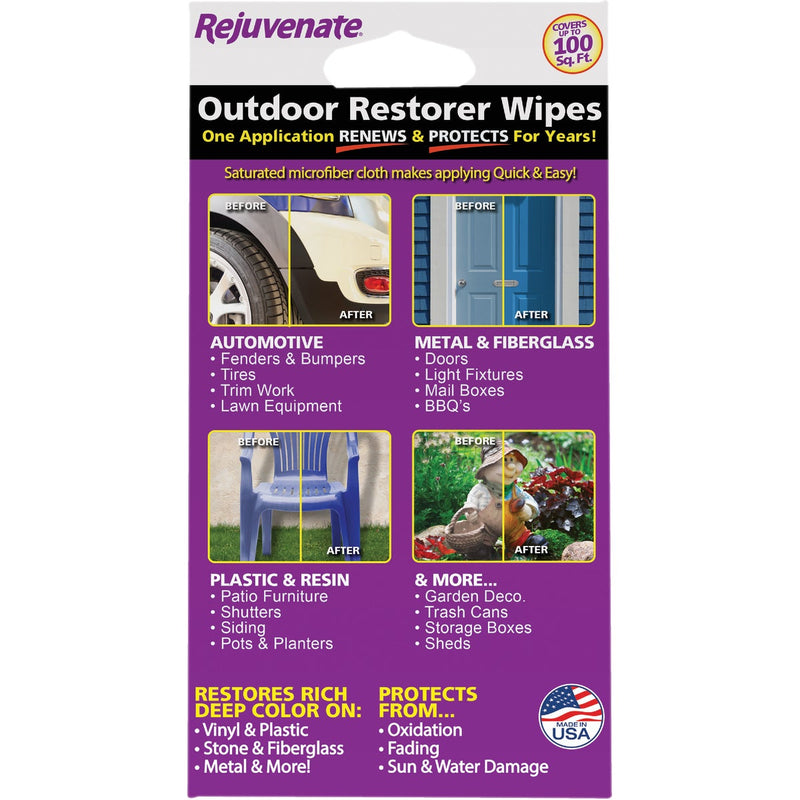 Rejuvenate Restorer Unscented 4 In. x 4 In. Wipes (5-Count)