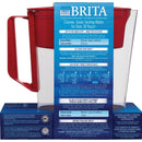 Brita 6-Cup Red Water Filter Pitcher