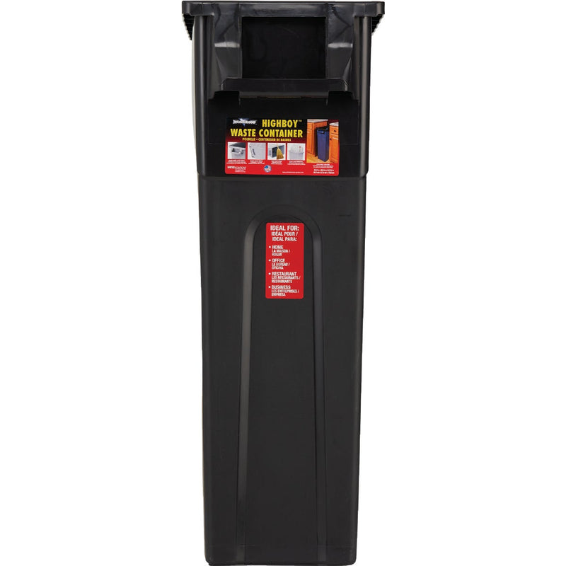 United Solutions 23 Gal. Black Trash Can