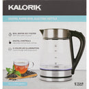 Kalorik 1.7L Stainless Steel Rapid Boil Electric Kettle with Blue LED