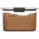 Rubbermaid Brilliance 7.8 Cup Brown Sugar Pantry Airtight Food Storage Container