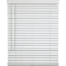 Home Impressions 27 In. x 72 In. x 2 In. White Faux Wood Cordless Blind