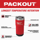 Milwaukee PACKOUT 20 Oz. Red Insulated Tumbler