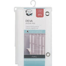 Zenith Zenna Home 70 In. x 72 In. Frosty Medium Weight PEVA Shower Curtain Liner