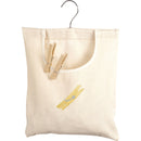 Whitmor 15 In. x 11 In. Cotton Canvas Clothespin Bag