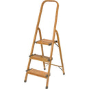Polder Wood Grain Color 3-Step Ultralight Aluminum Step Stool