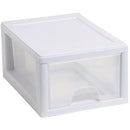Sterilite 8 In. x 6 In. x 12 In. 6 Quart White Stackable Storage Drawer