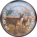 Acurite 12" Dia Plastic Dial Deer Indoor & Outdoor Thermometer